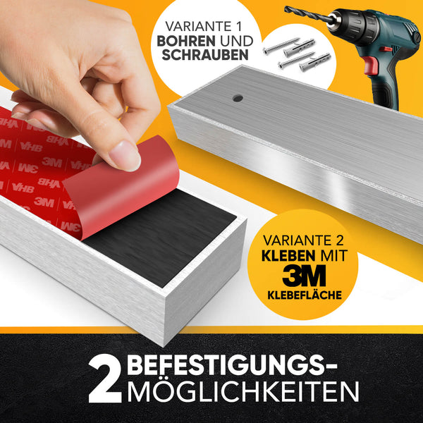 Magnetleiste für Messer ohne Bohren